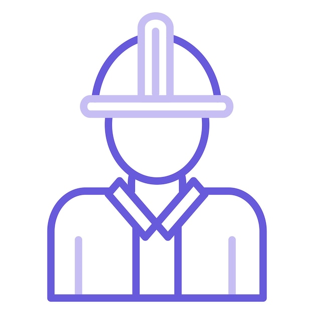 Ilustración vectorial del ingeniero masculino