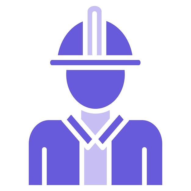 Ilustración vectorial del ingeniero masculino