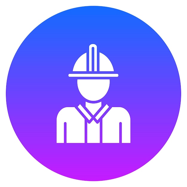 Ilustración vectorial del ingeniero masculino