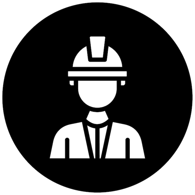 Ilustración vectorial de ingeniero masculino