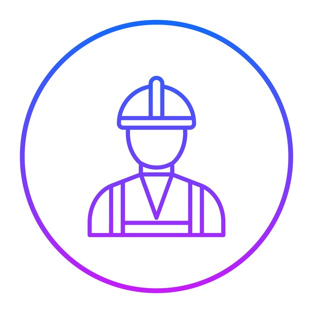 Ilustración vectorial de ingeniero