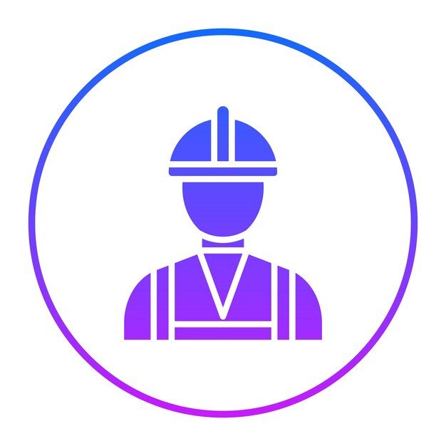 Ilustración vectorial de ingeniero