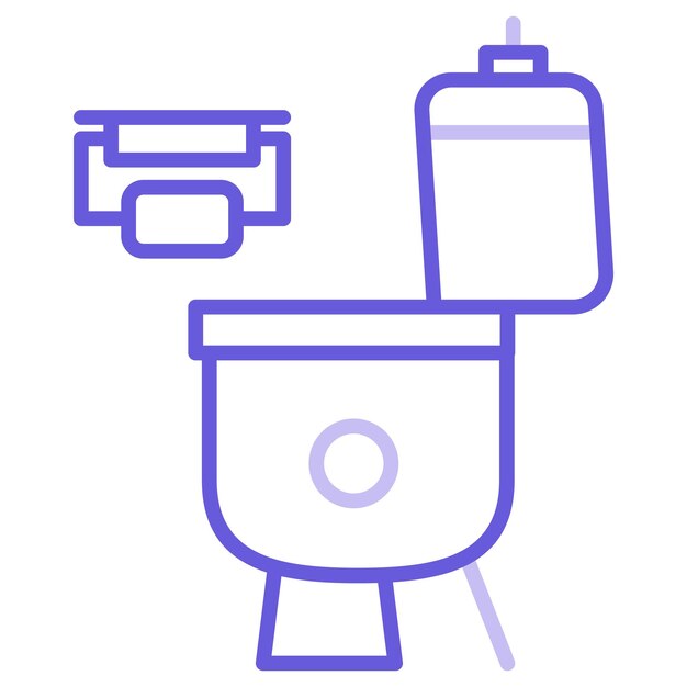 Ilustración vectorial del inodoro
