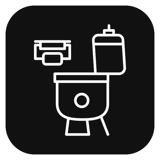 Ilustración vectorial del inodoro