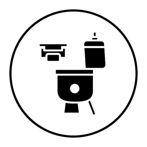 Ilustración vectorial del inodoro