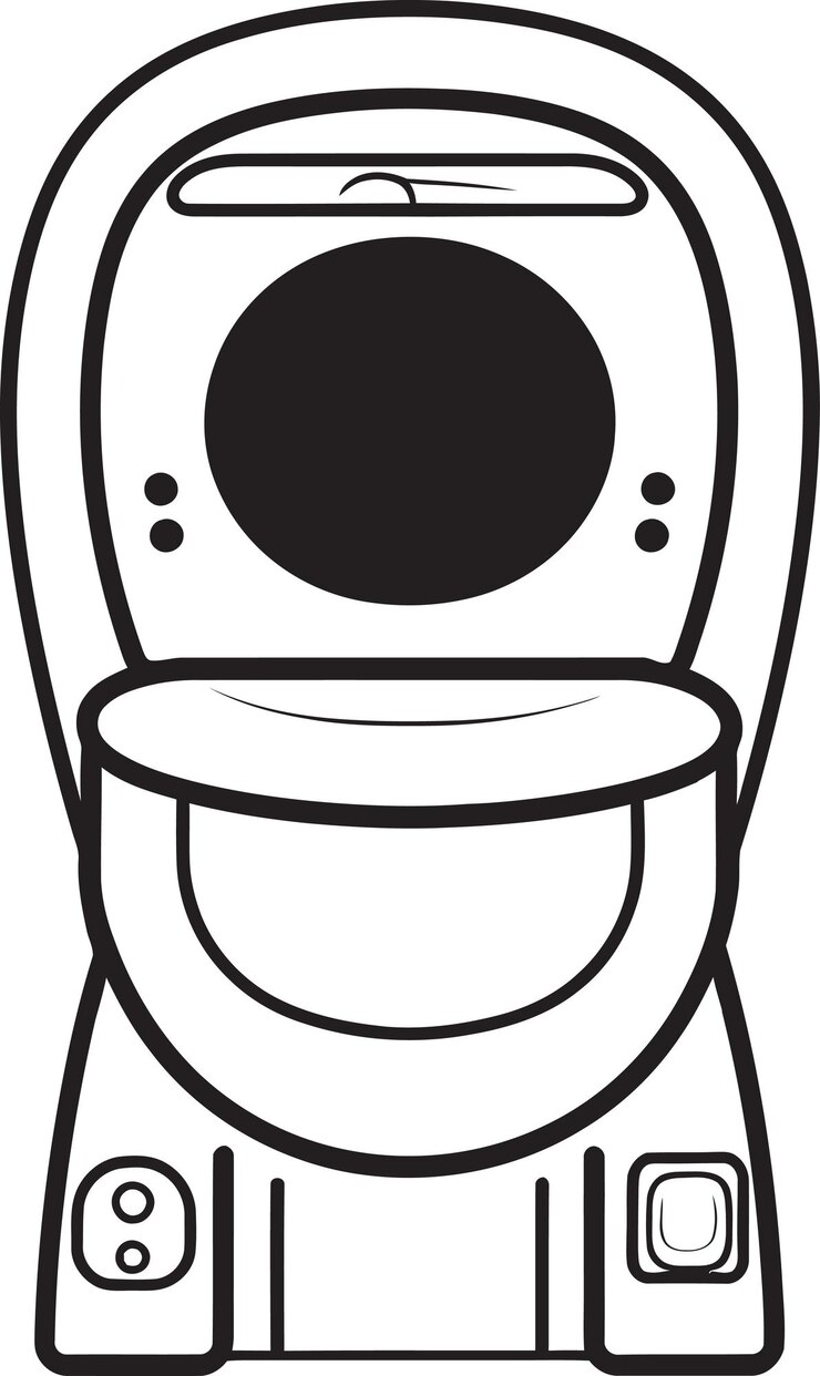 Vector ilustración vectorial de inodoros biológicos elegante que destaca las soluciones de saneamiento modernas y sostenibles