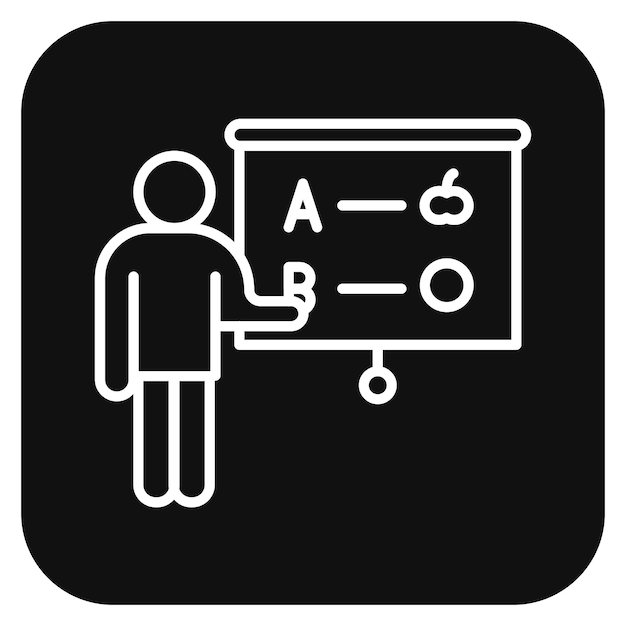 Ilustración vectorial del instructor