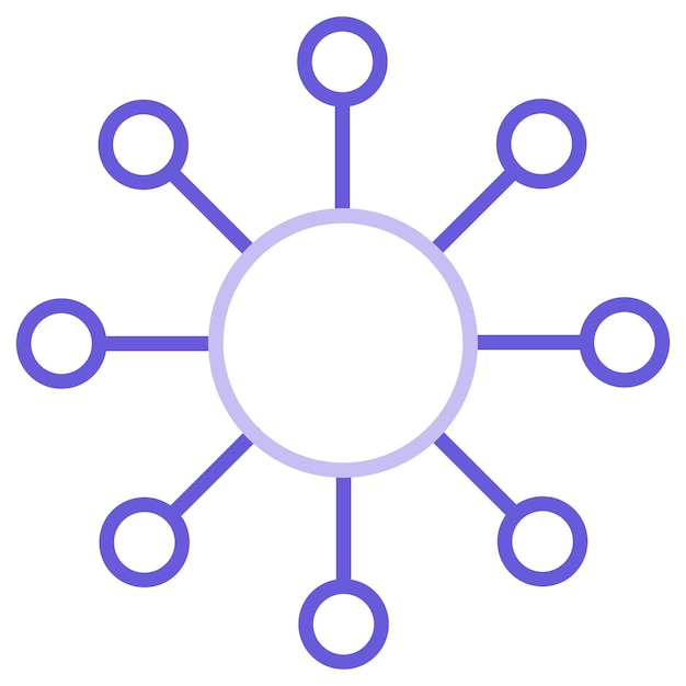 Ilustración vectorial de integración de la red