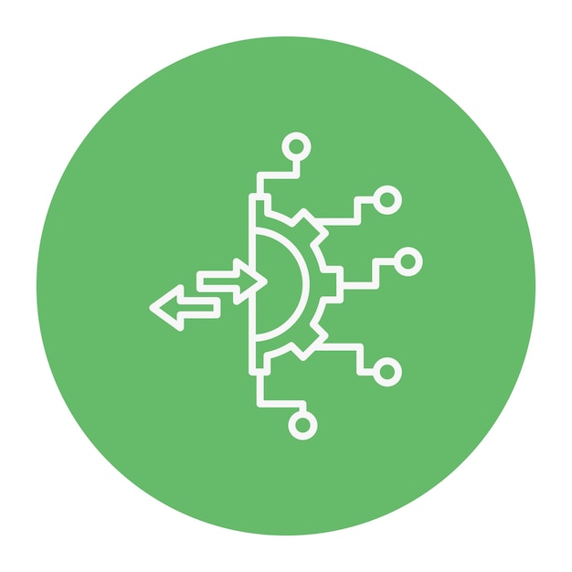 Ilustración vectorial de la integración
