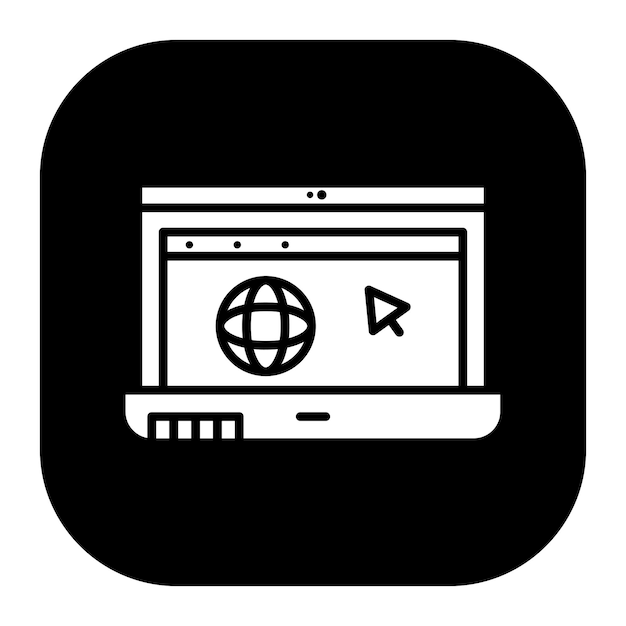 Ilustración vectorial en Internet