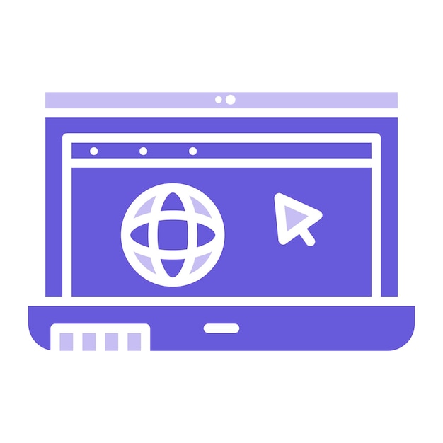 Ilustración vectorial en Internet