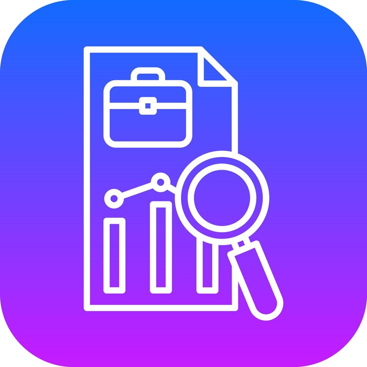 Ilustración vectorial de la investigación empresarial
