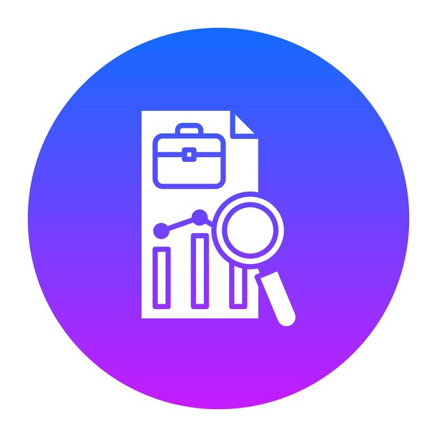 Ilustración vectorial de la investigación empresarial