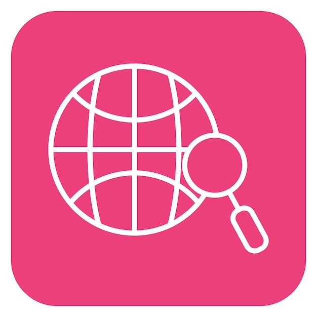 Ilustración vectorial de investigación global