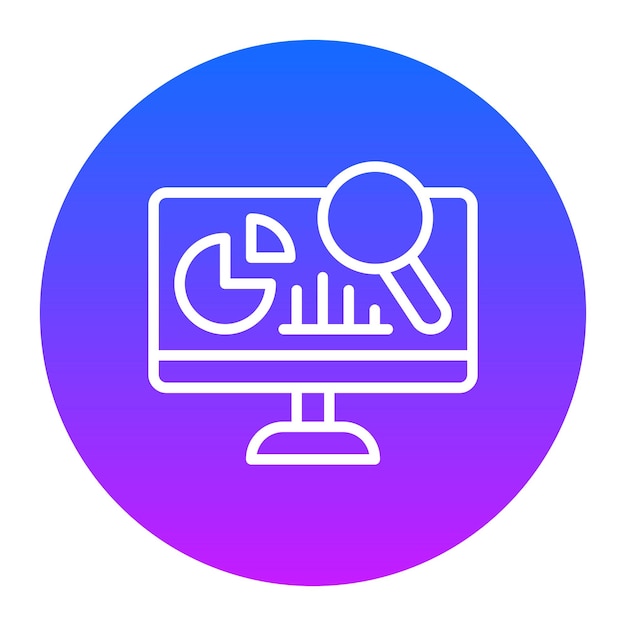 Ilustración vectorial de la investigación