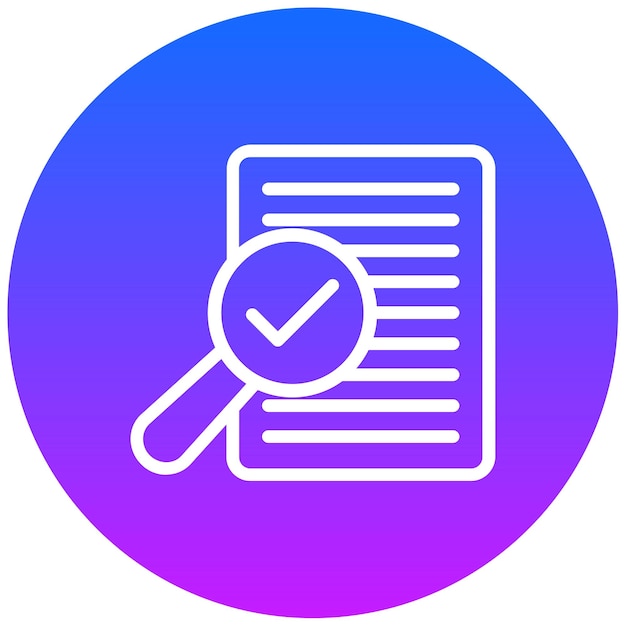 Ilustración vectorial de la investigación