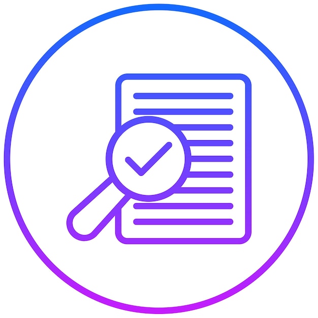 Ilustración vectorial de la investigación