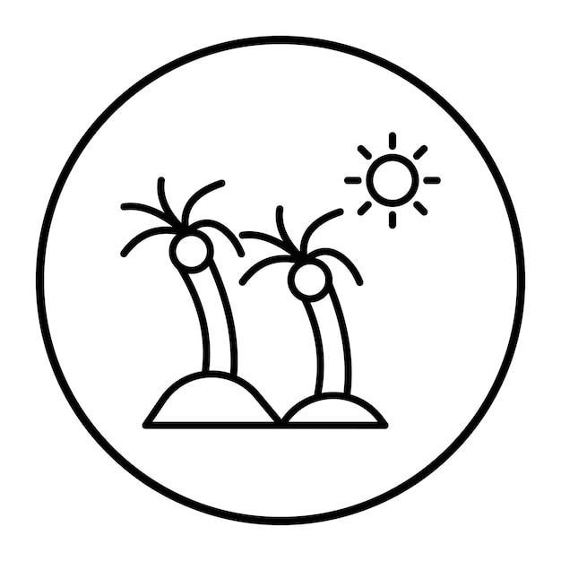 Ilustración vectorial de las islas