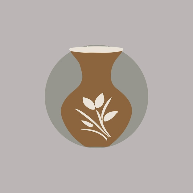 Ilustración vectorial del jarrón
