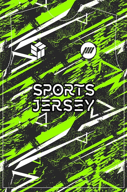 Ilustración vectorial de jerseys deportivos EPS de fondo