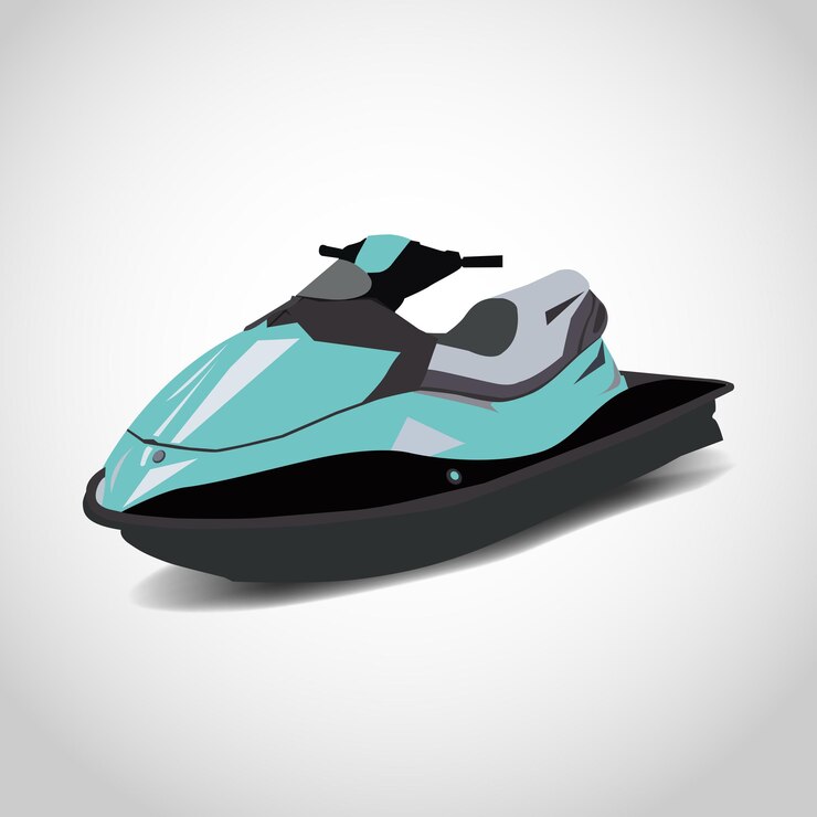 Ilustración vectorial del jet ski
