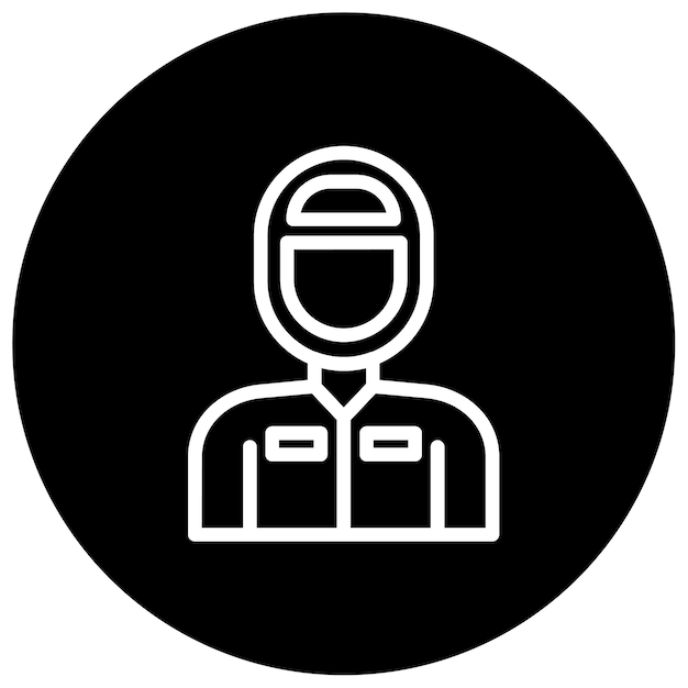 Ilustración vectorial del jinete