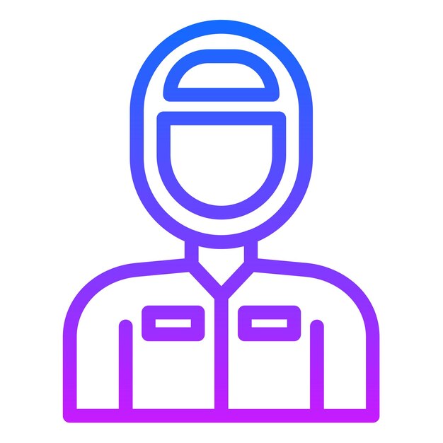 Ilustración vectorial del jinete