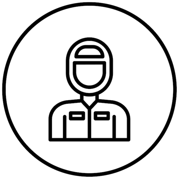 Ilustración vectorial del jinete