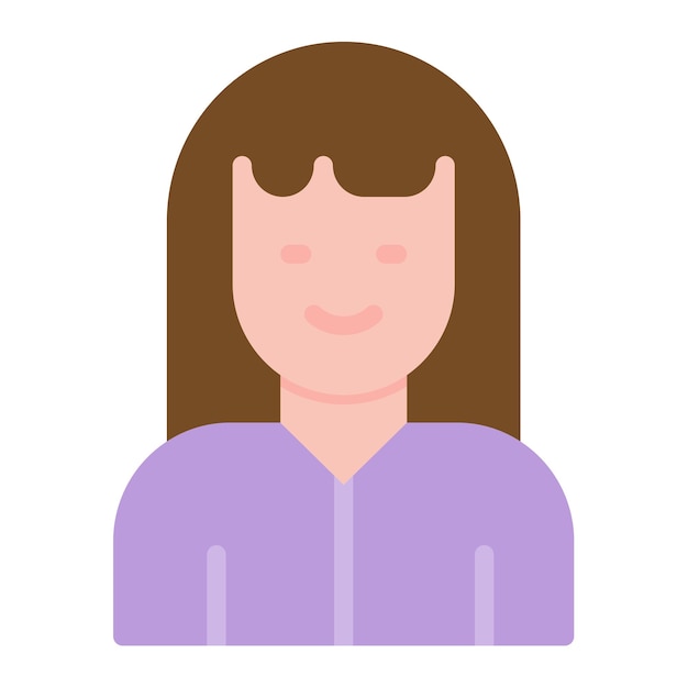 Ilustración vectorial de la joven dama