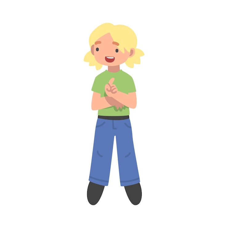 Vector ilustración vectorial de una joven rubia acostada vista desde arriba