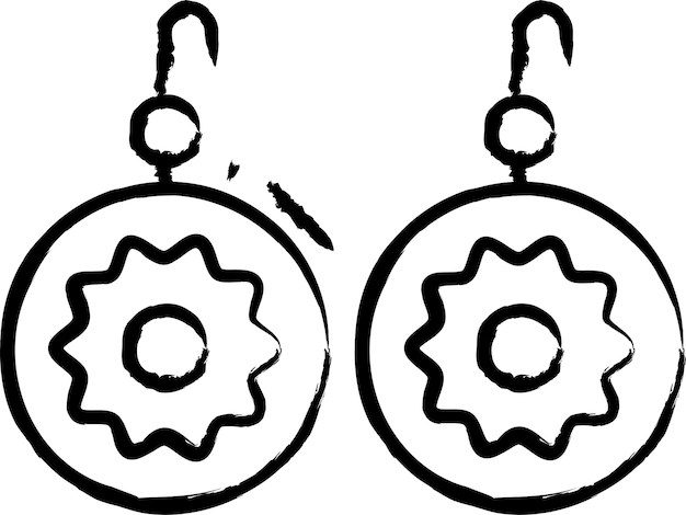 Ilustración vectorial de joyas dibujada a mano
