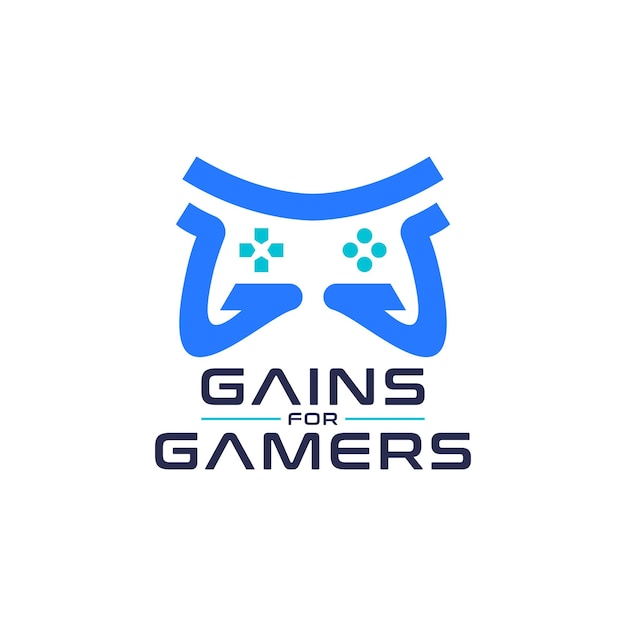 Ilustración vectorial de juego de logotipo abstracto