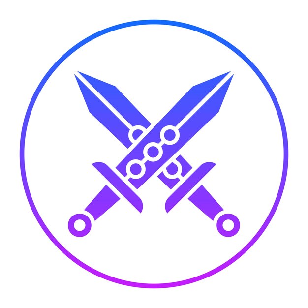 Ilustración vectorial del juego Sword