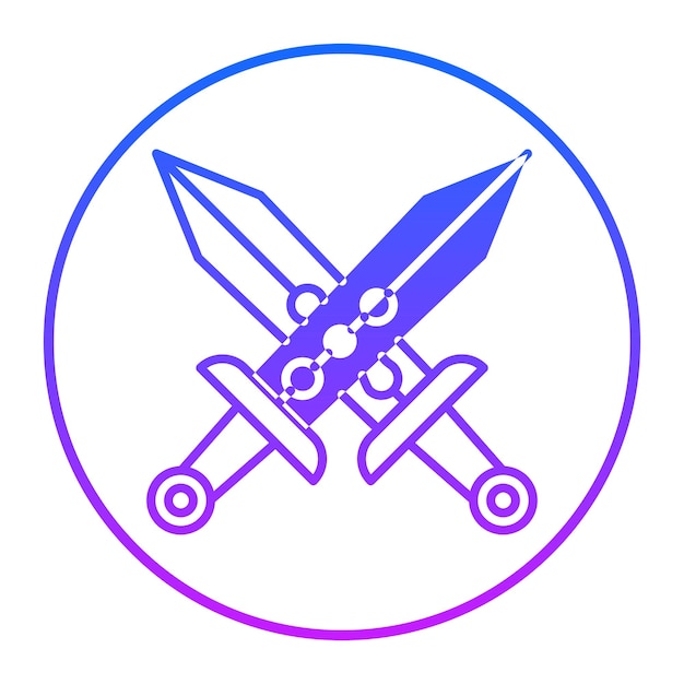 Ilustración vectorial del juego Sword