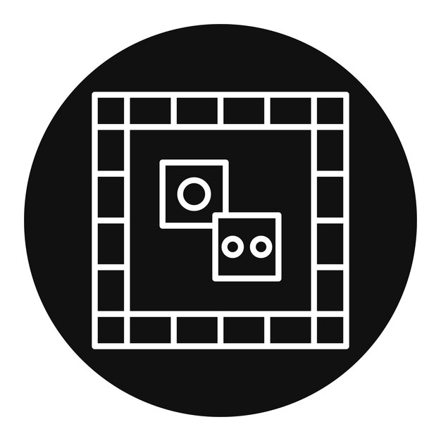 Ilustración vectorial del juego de tablero