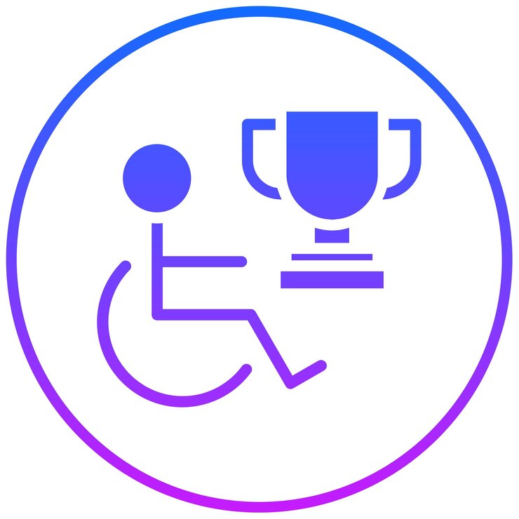 Vector ilustración vectorial de los juegos paralímpicos