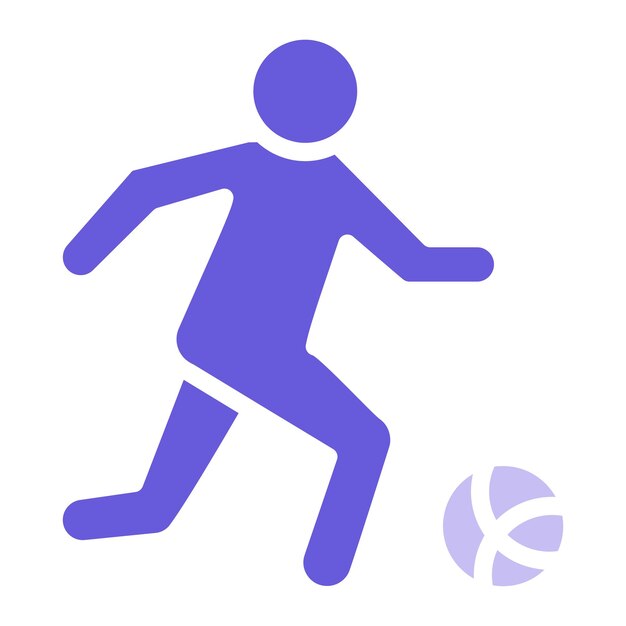 Ilustración vectorial del jugador de fútbol