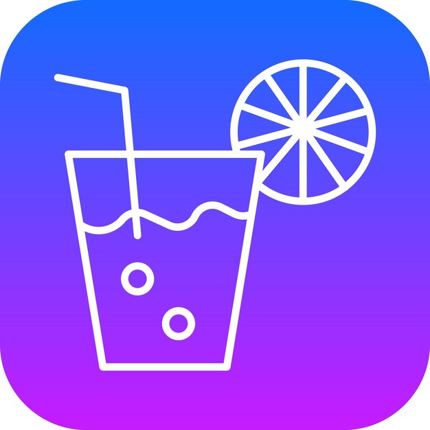 Ilustración vectorial de jugo