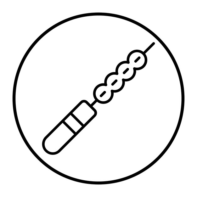 Ilustración vectorial del kebab
