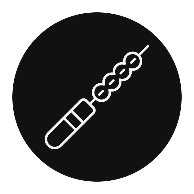 Ilustración vectorial del kebab