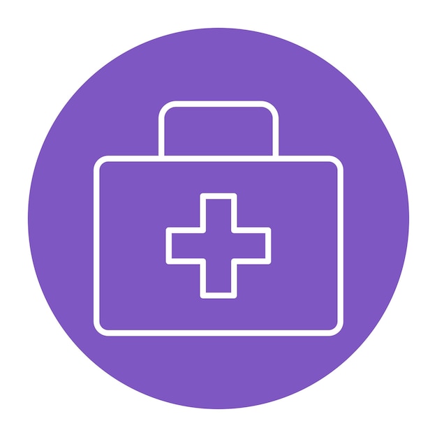 Ilustración vectorial de kits médicos