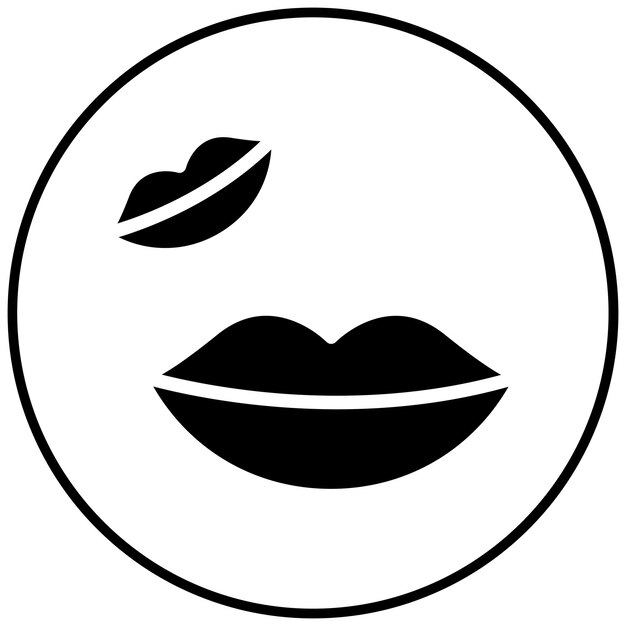 Ilustración vectorial de los labios