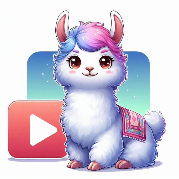 Vector ilustración vectorial de lamas encantadora diseño de lamas adorable