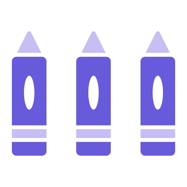 Ilustración vectorial de lápices de colores