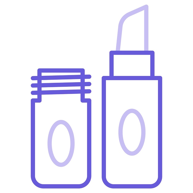 Ilustración vectorial de lápiz labial