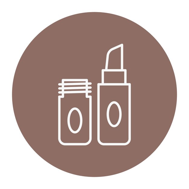 Ilustración vectorial de lápiz labial