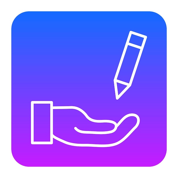 Ilustración vectorial con lápiz