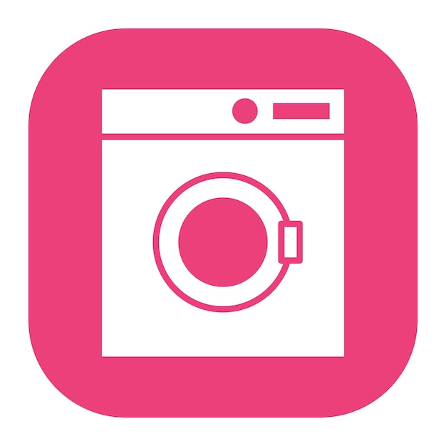 Ilustración vectorial de la lavadora