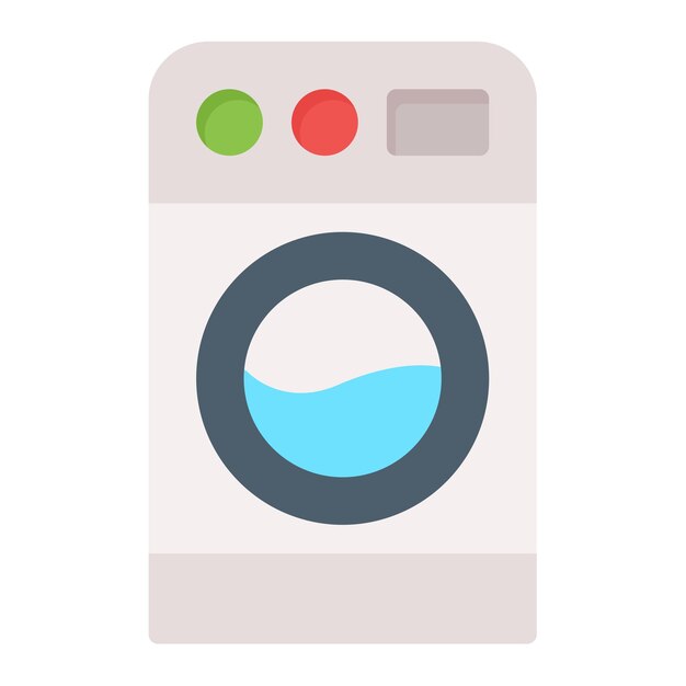 Ilustración vectorial de la lavadora