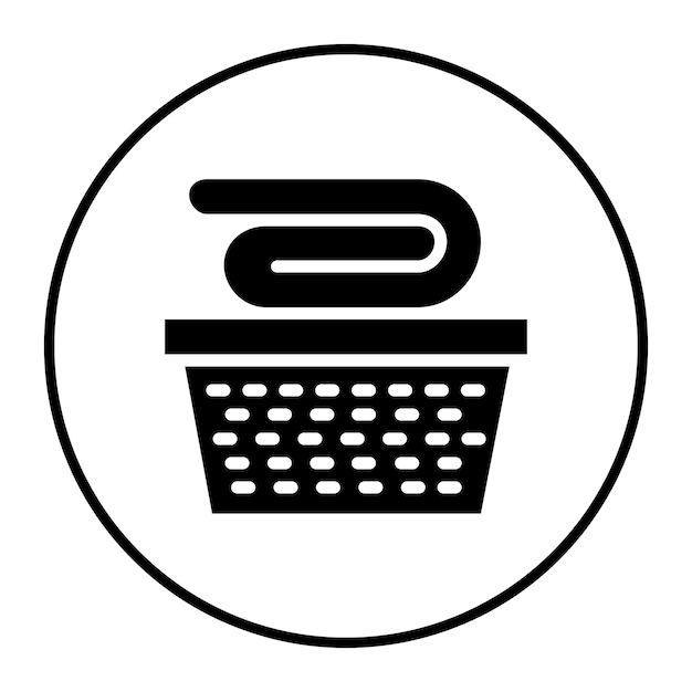 Ilustración vectorial de la lavandería
